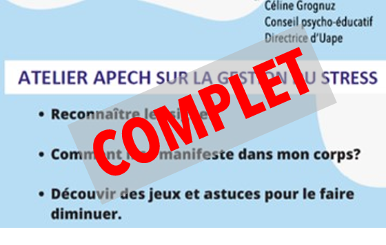 Protégé : Atelier APECH sur la Gestion du stress